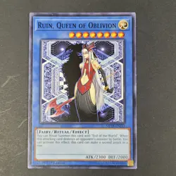 Yugioh TCG -1x Ruin, Queen of Oblivion - MP18-EN231 - LP/NM - Common - Ritual - Image 3