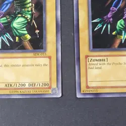 Yugioh TCG - 2x Dark Assailant - SDK-015 - LP/NM - Unlimited - Vintage - 2002 - Image 3