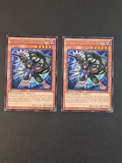 Yugioh TCG - 2x Assault Blackwing Kunai the Drizzle - DOCS-EN018, NM/LP Rare 1st - Image 3