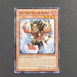 Yugioh TCG - 1x Fire King Avatar Barong - SDOK-EN002 - NM - Common - 1st Ed 2013 - Image 2