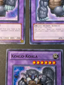 Yugioh TCG - 3x Koala-Koala - ORCS-EN094 - NM/LP - 1st Edition Common - 2011 - Image 5