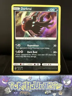 Pokemon Card Darkrai 87/147 Burning Shadows Holo Rare NM - Image 1