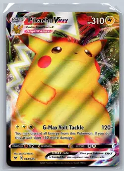 Pikachu VMAX 044/185 Full Art Ultra Rare Vivid Voltage Pokemon Near Mint - Image 1