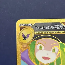 Team Rockets Crobat EX 242/182 Hyper Rare - Destined Rivals. Pack Fresh! - Image 3