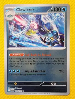 Clawitzer - 038/132 - Reverse Holo - Mega Evolution MEG - EN Pokemon Card - NM - Image 1