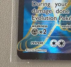 Pokemon XY Fates Collide Glaceon EX Full Art Card 115/214 - Image 5