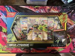 Pokemon TCG Mega Zygarde EX Premium Collection Box English Promo Booster - Image 1