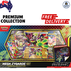 Pokemon TCG Mega Zygarde ex Premium Collection 8 Booster Packs - New Sealed AU - Image 1