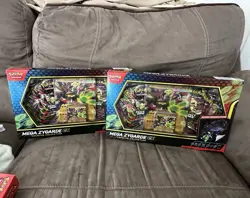 Pokemon TCG Mega Zygarde-EX Premium Collection Box x1 + Sylveon Tin + Kanto Tin - Image 1