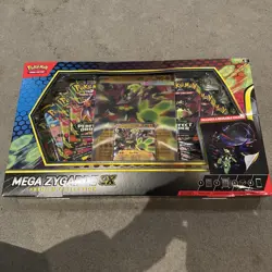 Pokemon TCG Mega Zygarde ex Premium Collection Brand New sealed slightly ripped - Image 1