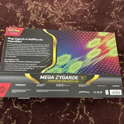 Pokemon TCG Mega Zygarde ex Premium Collection Brand New sealed slightly ripped - Image 3