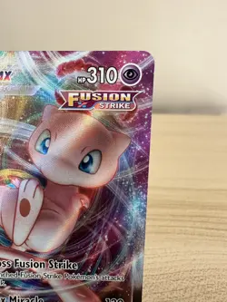Mew VMAX 114/264 Fusion Strike Ultra Rare Pokemon Card Full Art Holo TCG NM #1 - Image 3