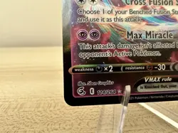 Mew VMAX 114/264 Fusion Strike Ultra Rare Pokemon Card Full Art Holo TCG NM #1 - Image 4