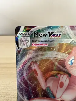 Mew VMAX 114/264 Fusion Strike Ultra Rare Pokemon Card Full Art Holo TCG - Image 3