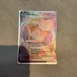 Pokemon TCG Mew Vmax Fusion Strike 114/264 Holo Ultra Rare - Image 1