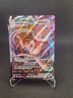 Pokemon TCG Mew Vmax Fusion Strike 114/264 Holo Ultra Rare - Image 1