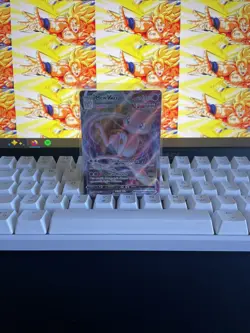 Pokemon TCG Mew Vmax Fusion Strike 114/264 Holo Ultra Rare - Image 1