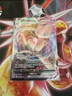 Pokemon TCG Mew VMAX Fusion Strike 114/264 Holo Ultra Rare - Image 1