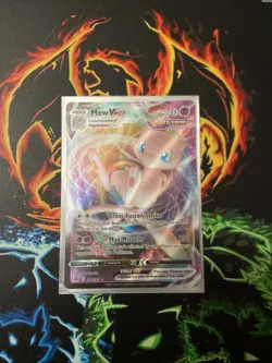 Pokemon Mew VMAX Full Art Holo Ultra Rare TCG Card 114/264 Fusion Strike - Image 1