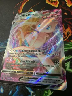 Pokemon Mew VMAX Full Art Holo Ultra Rare TCG Card 114/264 Fusion Strike - Image 3