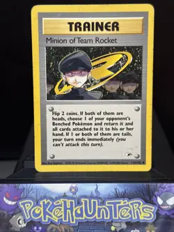 Pokemon Card Minion of Team Rocket 113/132 Gym Heroes Non Holo Trainer Played - Image 1