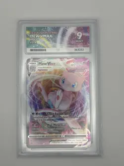 Pokemon TCG Mew VMAX Fusion Strike 114/264 Holo Ultra Rare Ace Mint 9 - Image 1