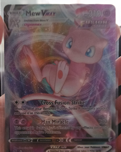 Mew VMAX 114/264 SWSH08 Fusion Strike Holo Ultra Rare Pokemon TCG Card - Image 1