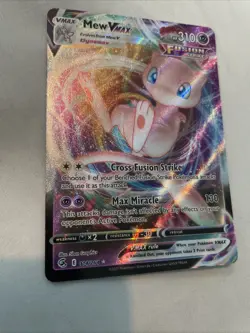 Pokemon TCG Mew VMAX Fusion Strike 114/264 Holo Ultra Rare - Image 1