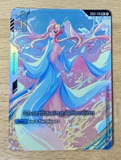 GUNDAM TCG CARD GAME OVERFLOWING AFFECTION GD01-118 U+ HOLO FOIL ENGLISH NEWTYPE - Image 1