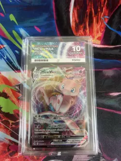 Pokemon TCG Mew VMAX Fusion Strike 114/264 Holo Ultra Rare - Image 1