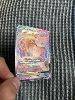 Pokemon Mew VMAX Full Art Holo Ultra Rare TCG Card 114/264 Fusion Strike - Image 3