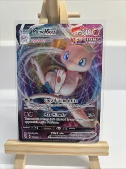 Pokemon TCG Mew VMAX Fusion Strike 114/264 Holo Ultra Rare - Image 1