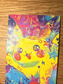 Non-TCG Pikachu Card Database Cracked Ice Holo Pikachu Peru Pokemon Card - Image 3