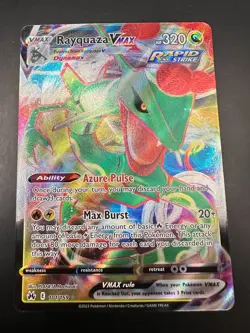 Pokemon TCG Rayquaza VMAX Crown Zenith Card 101/159 Sword & Shield - Image 1