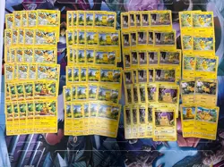 100x Pikachu Pokemon TCG Non Holo Card Lot - As Shown - Multiples - Various Sets - Image 1