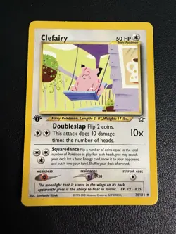 Pokemon TCG Clefairy Neo Genesis Unlimited Uncommon Card 30/111 1st Edition - Image 1