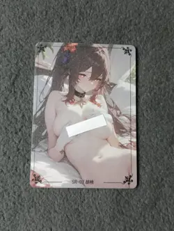 CCG Waifu Card Sexy Anime Girl SR-07 HU TAO GENSHIN RELCTANT goddess story - Image 1