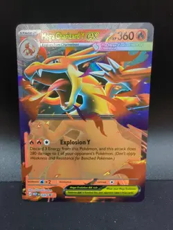 Mega Charizard Y EX 030 Promo Pokemon Card NM - Image 1