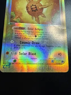 Solrock 13/100 Holo Rare Pokemon Card - Image 2
