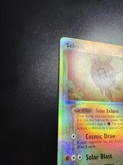 Solrock 13/100 Holo Rare Pokemon Card - Image 4