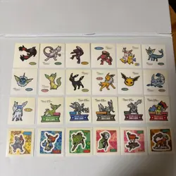 Pokemon Bread Sticker Lot 85 Pieces Japanese Daiichi Pan Seal - Image 1
