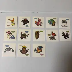 Pokemon Bread Sticker Lot 85 Pieces Japanese Daiichi Pan Seal - Image 4