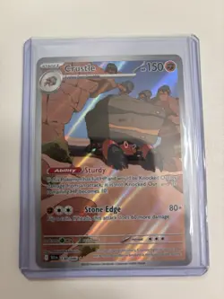 Crustle 130/086 Sv: Black Bolt Holo Illustration Rare Pokemon TCG - Image 3