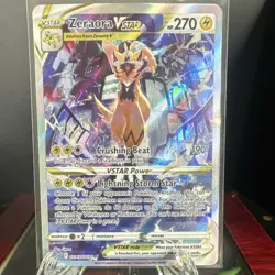 Pokemon Zeraora VSTAR Ultra Rare GG43/GG70 Crown Zenith Galarian Gallery Holo - Image 1