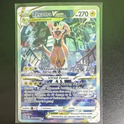 Pokemon Zeraora VSTAR Ultra Rare GG43/GG70 Crown Zenith Galarian Gallery Holo - Image 3
