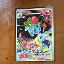 Pokemon Company Ivysaur 134/132 ME01 Mega Evolution Secret Rare Holo Full Art - Image 1