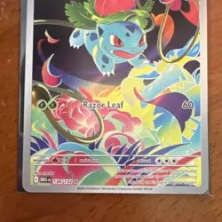 Pokemon Company Ivysaur 134/132 ME01 Mega Evolution Secret Rare Holo Full Art - Image 2