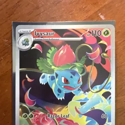 Pokemon Company Ivysaur 134/132 ME01 Mega Evolution Secret Rare Holo Full Art - Image 3