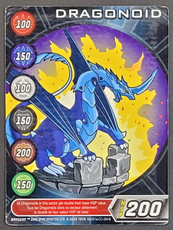 Bakugan Battle Brawler - Dragonoid - Character Card - HSP 200 - BA051a - LP - Image 1