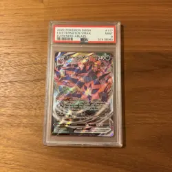 Pokemon TCG PSA 9 2020 SWSH Darkness Ablaze Eternatus VMAX 117/189 Holo Eng - Image 1